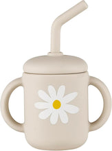 Load image into Gallery viewer, Stephan Baby Soft Silicone Sippy Cup - Daisy Tumbler, 4 oz.