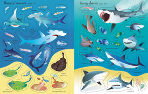 Usborne First Sticker Book - SHARKS and RAYS