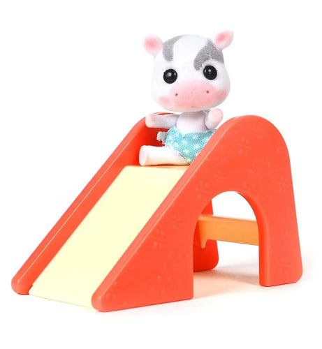 Honey Bee Acres - Rainbow Ridge Baby Flocked Figure, Baby Moo
