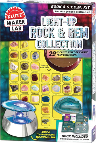 Klutz Maker Lab - Light Up Rock & Gem Collection