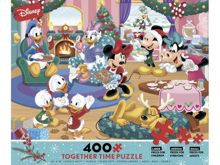 Ceaco Disney Holiday Together Time 400 Piece Jigsaw Puzzle, Ages 8+, Jigsaw Puzzle Ceaco Disney Holiday Together Time 400 Piece Jigsaw Puzzle, Ages 8+, Jigsaw Puzzle