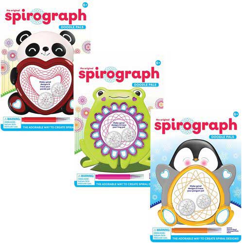 The Original Spirograph Doodle Pals Bundle: Penguin, Frog, & Panda