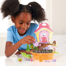 Load image into Gallery viewer, My Fairy Garden Hedgehog Haven Playset with Earth Fairy