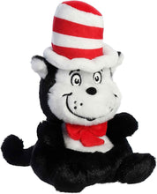 Load image into Gallery viewer, Aurora Palm Pals Dr. Seuss 5&quot; Plush Set of 5: The Cat in The Hat, Thing 1+2, Horton, and The Lorax with Exclusive Drawstring Bag