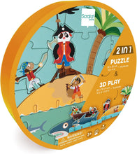 Load image into Gallery viewer, Scratch Europe - 3D Play Puzzle: PIRATES, 36 pieces