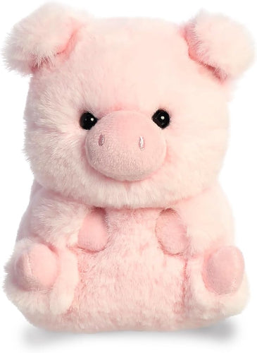 Aurora Rolly Pet Plush - Prankster Pig, 5