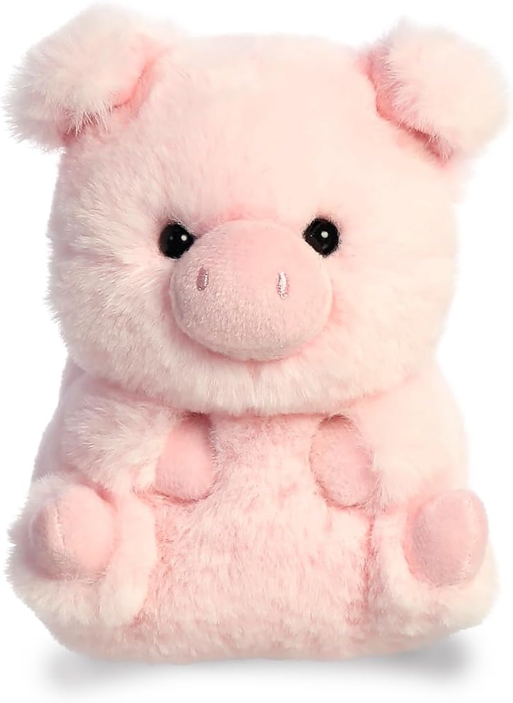 Aurora Rolly Pet Plush - Prankster Pig, 5