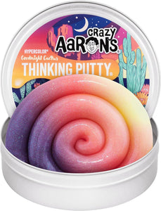 Crazy Aaron's Goodnight Cactus Hypercolor® Thinking Putty® - 4" Tin Thinking Putty - Non-Toxic