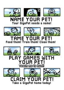 GigaPets Interactive Digital Pet - T-Rex Dinosaur Collector's Edition