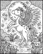 Load image into Gallery viewer, Usborne Magic Painting Book - MAGICAL CREATURES