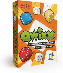 Gamewright Qwixx - A Frantic Dice Rolling Game: Roll, Cross, Score!