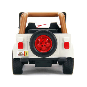 Jurassic Park Jeep Wrangler Die-Cast Car 1:32 Scale with Pullback Action