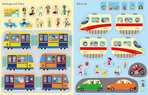 Usborne First Sticker Book - TRAINS