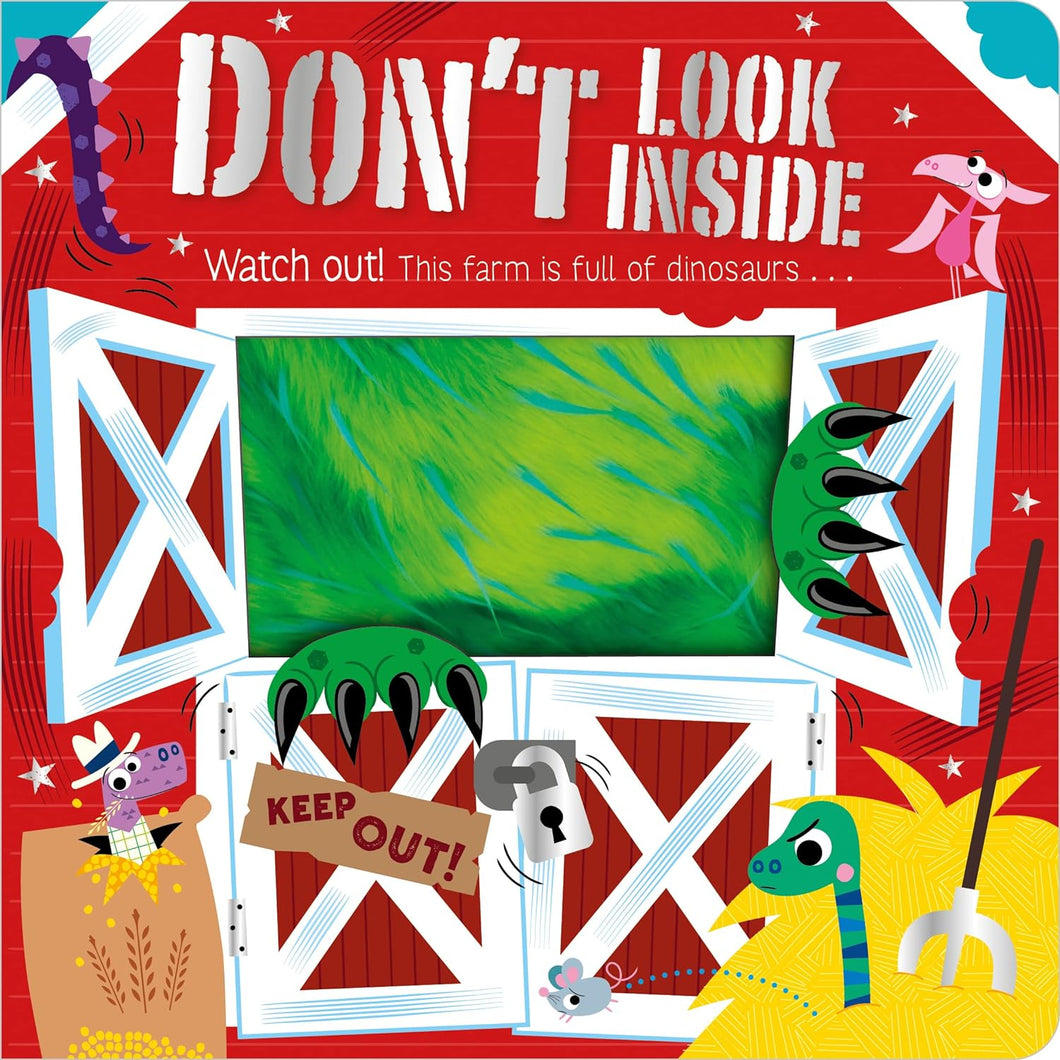 Don't Look Inside (this farm is full of dinosaurs) Board book – Lift the flap