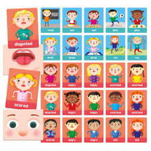 Load image into Gallery viewer, HEADU Flashcards Emotions and Actions Montessori