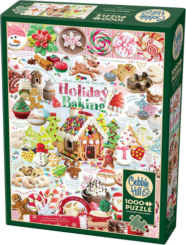 Cobble Hill 1000 Piece Puzzle - Holiday Baking (Poster Included)