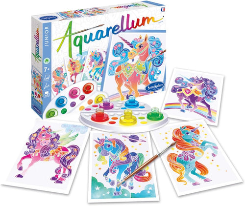 SentoSphere - Aquarellum Junior Magic Canvas: Unicorns