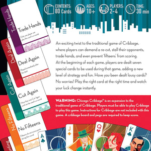 Outset Media - Chicago Cribbage Card Game: Cribbage with a Twist!