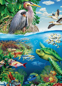 Cobble Hill 350 Piece Family Jigsaw Puzzle - Earth Day (Poster Included)