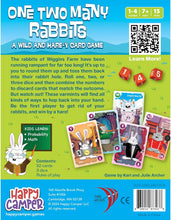 Load image into Gallery viewer, Happy Camper - One Two Many Rabbits: A Wild &amp; Harey Card Game!