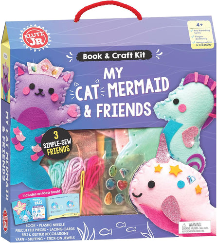 Klutz Book and Craft Kit - My Cat Mermaid & Friends