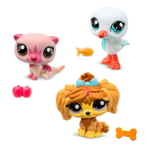 Load image into Gallery viewer, Schylling - Littlest Pet Shop Pet Trio: Seagull, Otter, &amp; Lhasa Apso