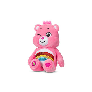 Schylling - Care Bears Sparkle Plush: Cheer Bear, 9"