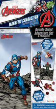 Load image into Gallery viewer, Bendon Magnetic Tin Figure Bundle: Superhero Adventures with Spider-Man, Captain America, and The Avengers