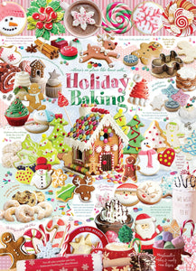 Cobble Hill 1000 Piece Puzzle - Holiday Baking (Poster Included)
