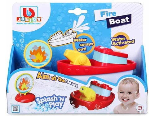 BB Junior Splash'N'Play Fire Boat – Sound the Alarm, It’s Bathtime Fun!
