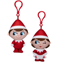 Load image into Gallery viewer, The Elf on the Shelf - Plushee Pals Mini Clip-On Set of 2: New Boy &amp; Girl, Light Tone