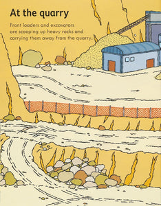 Usborne First Sticker Book - DIGGERS