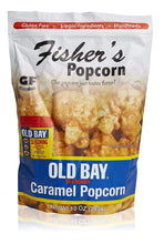 Load image into Gallery viewer, Fisher&#39;s Popcorn | Old Bay Seasoned Caramel Flavor | 10oz Bag