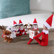 Load image into Gallery viewer, The Elf on The Shelf - Plushee Pals Mini Clip-on Set of 4: Classic Light Boy &amp; Girl, Dark Boy &amp; Girl
