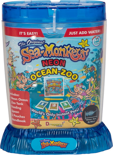 Schylling Sea-Monkeys Ocean Zoo Neon - - World's Only Instant Pets®