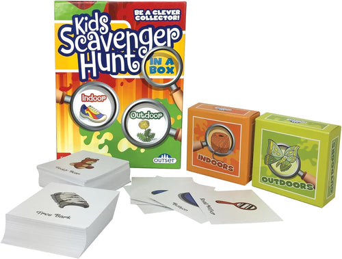 Kids Scavenger Hunt - Children's Game - Ages 6+ - Indoor and Outdoor Scavenger Hunt Game - Develops Gross Motor Skills - for 2 or More Players Individually or Team Play