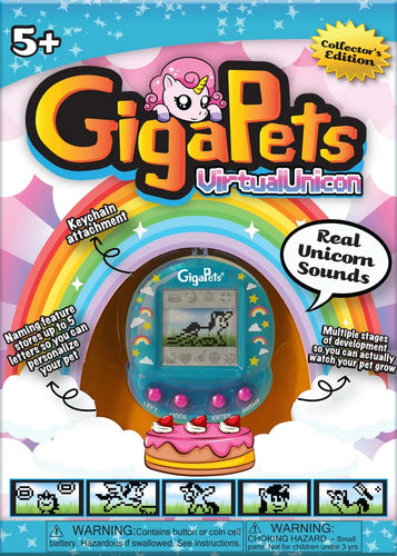 GigaPets Interactive Digital Pet - Virtual Unicorn Collector's Edition