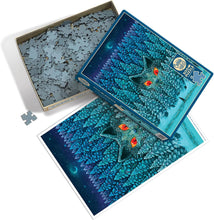 Load image into Gallery viewer, Cobble Hill 500 Piece Jigsaw Puzzle - Be Wary the Silent Night (Poster Included)