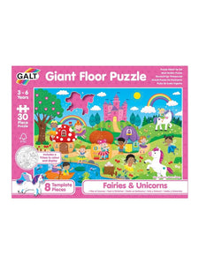Galt - Giant Floor Puzzle: FAIRIES & UNICORNS