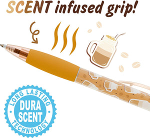 Scentco - Coffee Smens: Gourmet Coffee-Scented Gel Pens, Set of 6