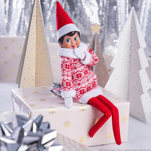 Load image into Gallery viewer, The Elf on The Shelf: Snowflake Snuggle PJs, Bundle-Up Puffer Vest, and Snowflake Sweetie Dress