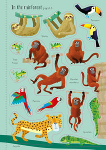 Usborne Little First Stickers Book: ANIMALS