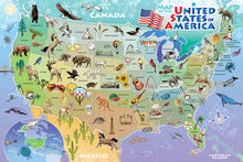 Load image into Gallery viewer, Cobble Hill 48 Piece Floor Puzzle - Map of the USA