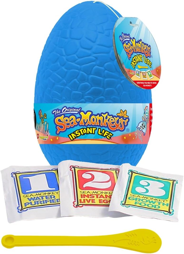 Schylling Sea-Monkeys® Egg Instant Life - World's Only Instant Pets®, 1 Count