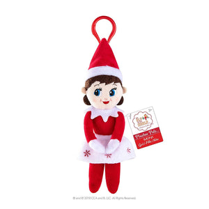 The Elf on The Shelf - Plushee Pals Mini Clip-on Set of 4: Classic Light Boy & Girl, Dark Boy & Girl