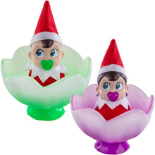 Load image into Gallery viewer, The Elf on The Shelf Bundle: Scout Elf Boy Light Tone, Boy &amp; Girl Frost Pips and 3 Elf T-Shirts