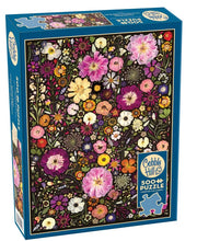 Load image into Gallery viewer, Cobble Hill 500 Piece Jigsaw Puzzle - Flower Press: Little Hollow &amp; Red Daisy (Poster Included)