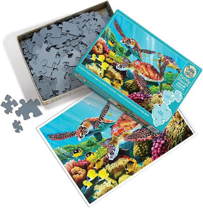 Cobble Hill 350 Piece Family Jigsaw Puzzle - Molokini Current (Poster Included)