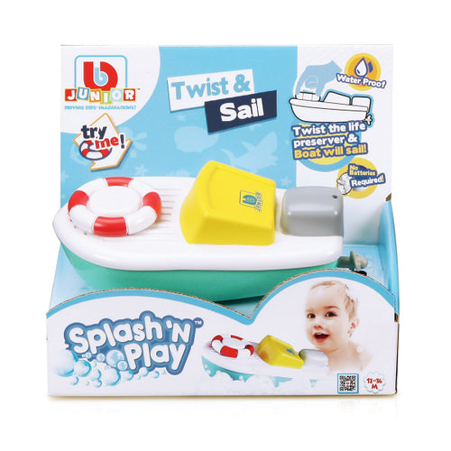 BB Junior Splash'N'Play Twist and Sail - Wind It Up and Watch It Go!