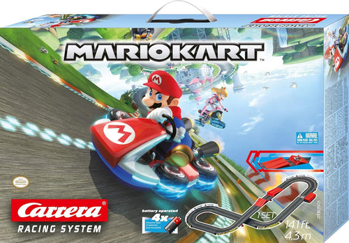 Mario Kart Battery Operated 1:43 Scale Slot Car Racing Toy Track Set